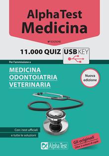 Alpha Test Medicina, Odontoiatria, Veterinaria 11.000 quiz USB