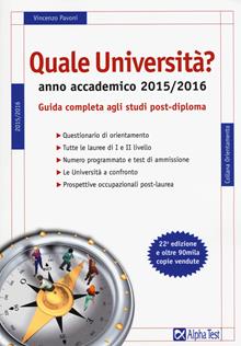 Quale università? Anno accademico 2015-2016