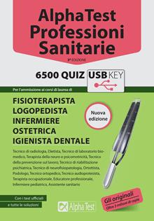 Alpha Test Professioni sanitarie 6500 quiz USB