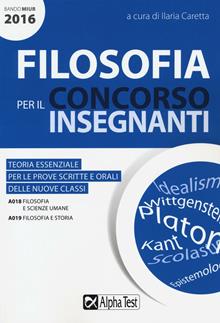 Concorso insegnanti 2016. Filosofia