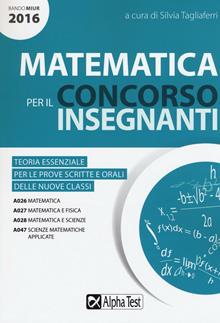 Concorso insegnanti 2016. Matematica