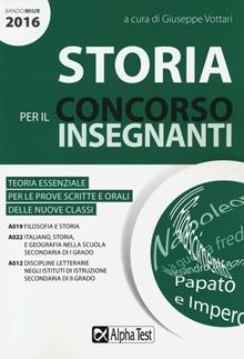 Concorso insegnanti 2016. Storia