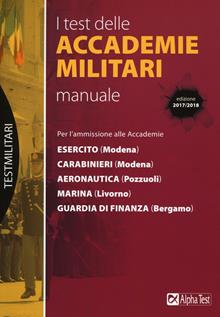 I test delle accademie militari. Manuale