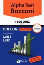 Alpha Test. Bocconi. 1500 quiz. Valido anche per: Luiss, Liuc. Con software di simulazione