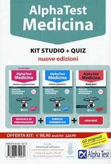 Alpha Test. Medicina kit studio. Con quiz