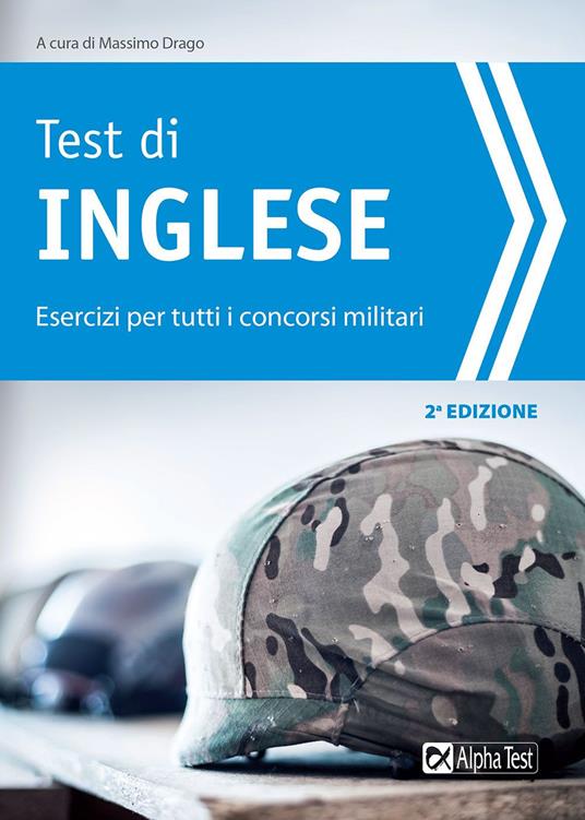 Test di inglese. Esercizi per i concorsi militari - copertina