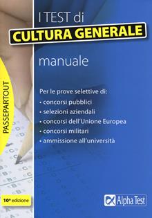 I test di cultura generale. Manuale