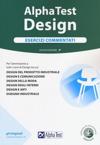 Alpha Test. Design. Esercizi commentati. Con Contenuto digitale per accesso on line - Stefano Bertocchi,Fausto Lanzoni,Carlo Tabacchi - copertina