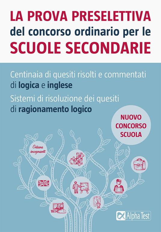 La prova preselettiva del concorso ordinario per le scuole secondarie - Carlo Tabacchi - copertina