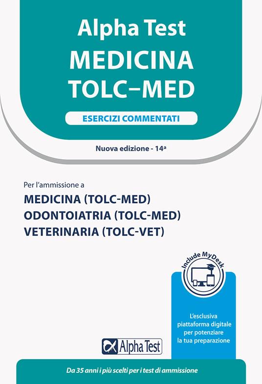 Alpha Test. Medicina TOLC-MED. Kit di preparazione 2023-2024. Con  estensioni online - Libro - Alpha Test - TestUniversitari