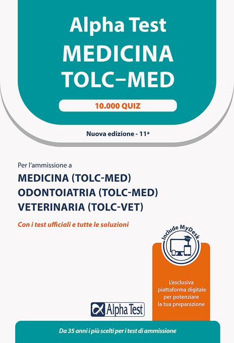 TOLC-MED Alpha test 2024/2025 - Libri e Riviste In vendita a Frosinone