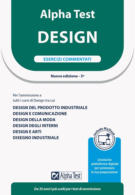  ALPHA TEST. DESIGN. ESERCIZI COMMENTATI: 9788848320702