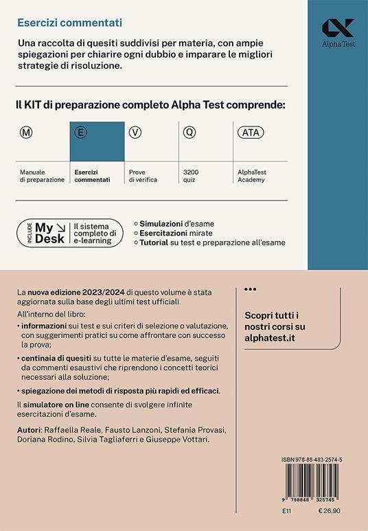 Alpha Test Formazione Primaria. Esercizi commentati - Raffaella Reale,Fausto Lanzoni,Stefania Provasi - 2