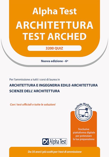Alpha Test Architettura. 3200 quiz - Stefano Bertocchi - Massimiliano  Bianchini - - Libro - Alpha Test - TestUniversitari