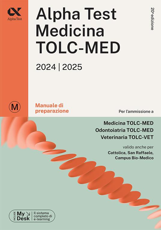 ALPHA TEST PLUS Medicina TOLC-MED - Kit di preparazione Plus Edizione  2024/25