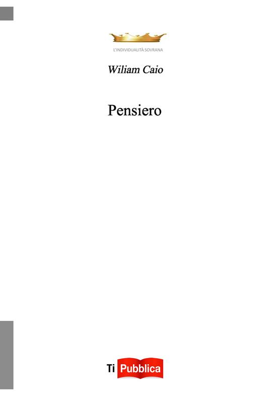 Pensiero - Wiliam Caio - copertina