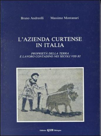 L' azienda curtense in Italia. Proprietà della terra e lavoro contadino nei secoli VIII-XI - Bruno Andreolli,Massimo Montanari - copertina