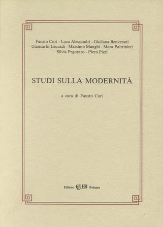 Studi sulla modernità - copertina