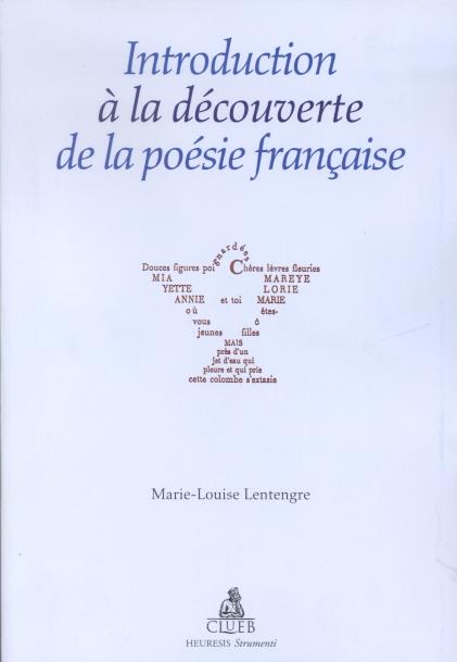 Introduction à la découverte de la poésie française - M. Louise Lentengre - copertina