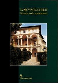 La provincia di Rieti. Repertorio dei monumenti - copertina