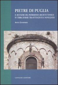 Pietre di Puglia. Il restauro del patrimonio architettonico in terra di Bari tra Ottocento e Novecento. Ediz. illustrata - Anita Guarnieri - copertina