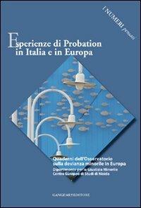 Esperienze di probation in Italia e in Europa. I numeri pensati - copertina