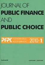 Journal of public finance and public choice (2010). Vol. 1