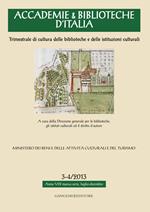 Accademie & biblioteche d'Italia (2013) vol. 3-4