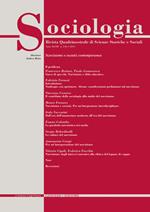 Sociologia. Rivista quadrimestrale di scienze storiche e sociali (2014) vol. 2 bis