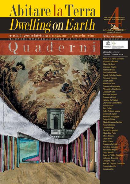 Abitare la terra-Dwelling on earth. Quaderni. Supplemento alla Rivista di geoarchitettura. Vol. 4 - copertina