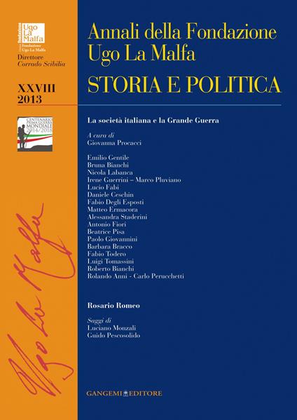 Annali della Fondazione Ugo La Malfa. Storia e politica (2013). Vol. 28 - Corrado Scibilia - ebook