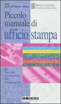 Piccolo manuale di ufficio stampa - copertina