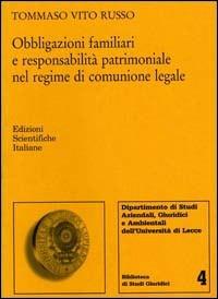 Obbligazioni familiari e responsabilità - Tommaso Russo - copertina