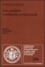 Atti emulativi e solidarietà costituzionale