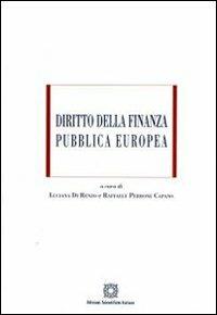 Diritto della finanza pubblica europea - copertina