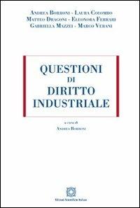 Questioni di diritto industriale - copertina