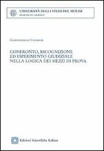 Confronto, ricognizione ed esperimeemnto giudiziale nella logica dei mezzi di prova