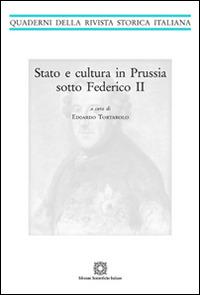 Stato e cultura in Prussia sotto Federico II - copertina