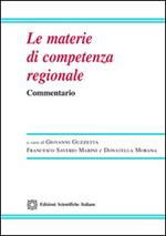 Le materie di competenza regionale