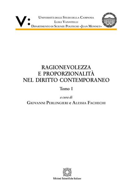 Ragionevolezza e proporzionalità nel diritto contemporaneo - copertina