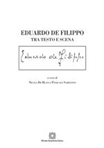 Eduardo De Filippo. Tra testo e scena
