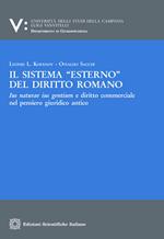 Il sistema «esterno» del diritto romano