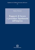 Rapporti di lavoro e procedure liquidatorie dell'impresa