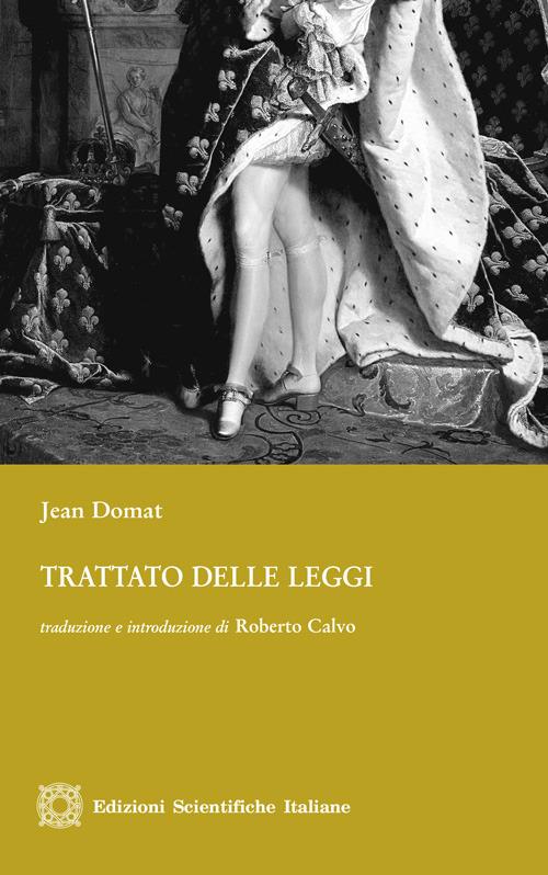 Trattato delle leggi - Jean Domat - copertina