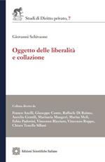 Oggetto delle liberalità e collazione