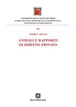 Animali e rapporti di diritto privato