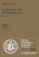 Le garanzie reali dell'obbligazione