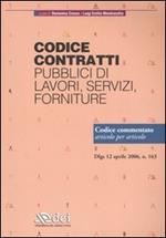 Codice contratti pubblici di lavori, servizi, forniture