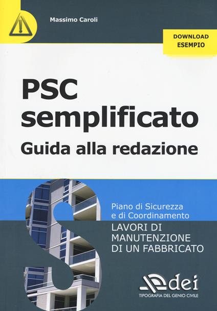 PSC semplificato. Guida alla redazione - Massimo Caroli - copertina