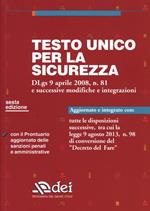 Testo unico per la sicurezza